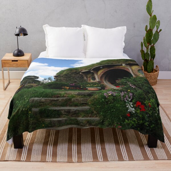 Bag End at Hobbiton Throw Blanket