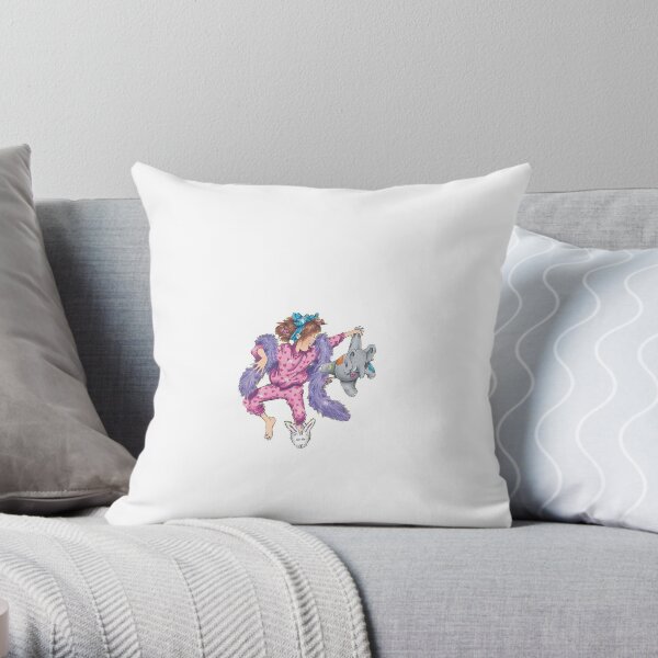 Junie B Jones Is A Party Animal Throw Pillow