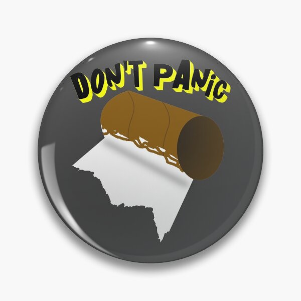 Item preview, Don't Panic Toilet Paper Shortage designed and sold by CharJens.
