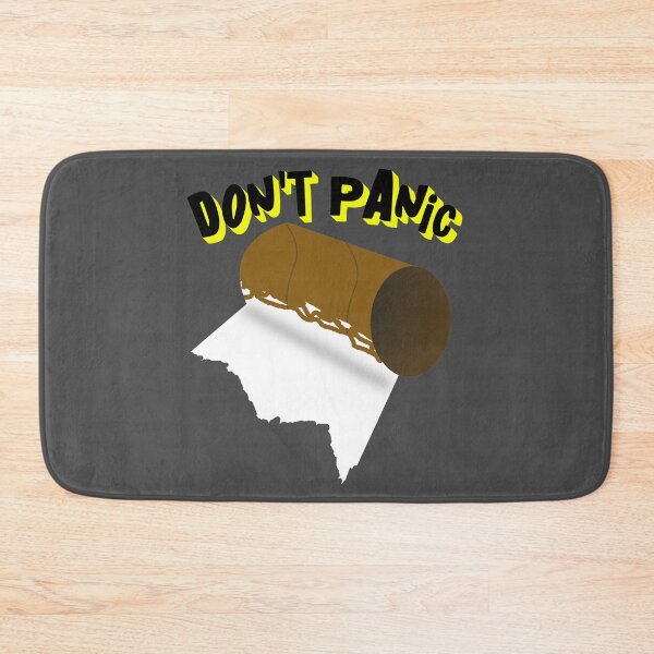 Item preview, Don't Panic Toilet Paper Shortage designed and sold by CharJens.