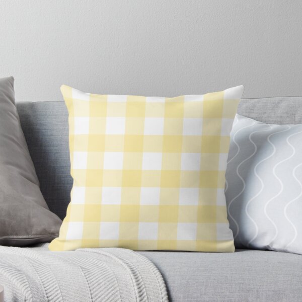 Item preview, Pastel Yellow Gingham Pattern (Large Wide Print) designed and sold by somewhereartsy.