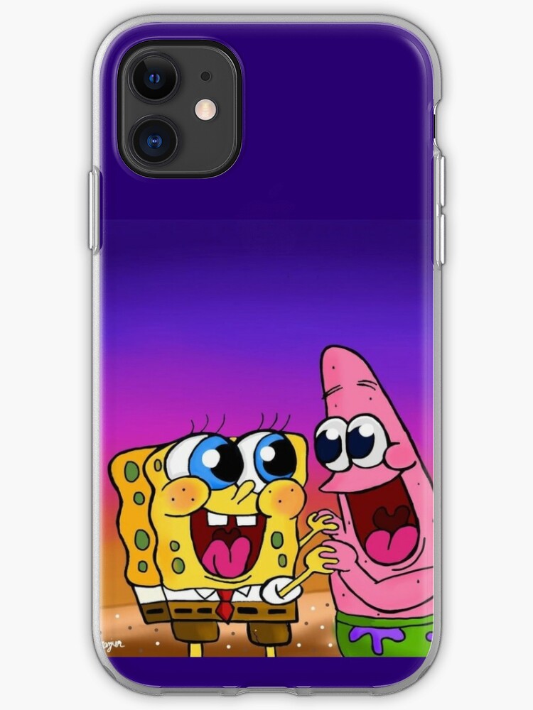 Happy Spongebob And Patrick Iphone Case Cover By Softclothing