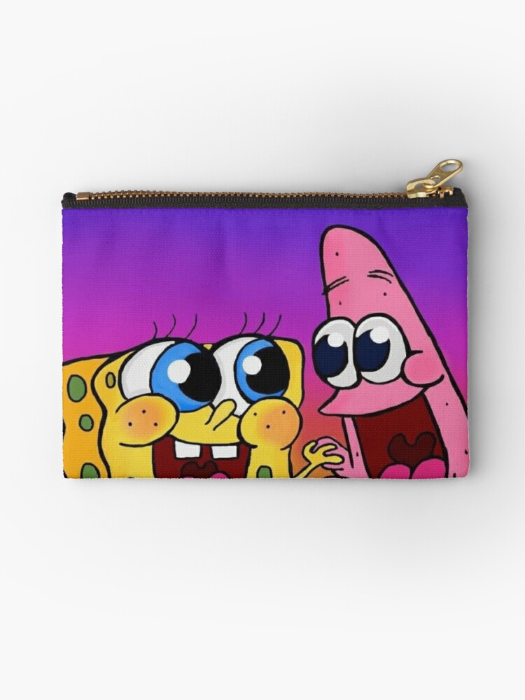 Happy Spongebob and Patrick | Zipper Pouch