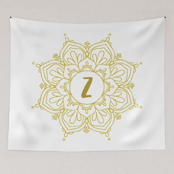 Item preview, Glitter Monogram Mandala Art - Letter Z designed and sold by MysticMagpie.
