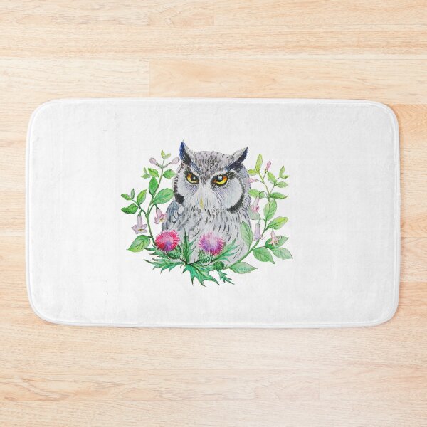 Item preview, Owl and the thristle flower designed and sold by Redilion.