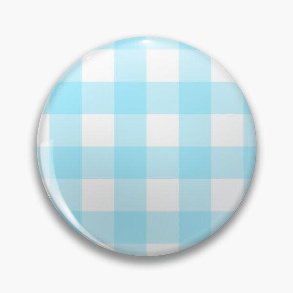 Item preview, Pastel Blue Gingham Pattern (Large Wide Print) designed and sold by somewhereartsy.