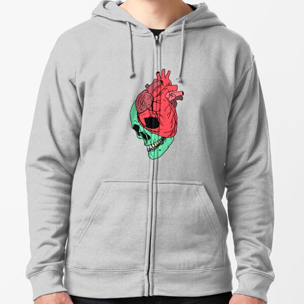 Dead heart Zipped Hoodie