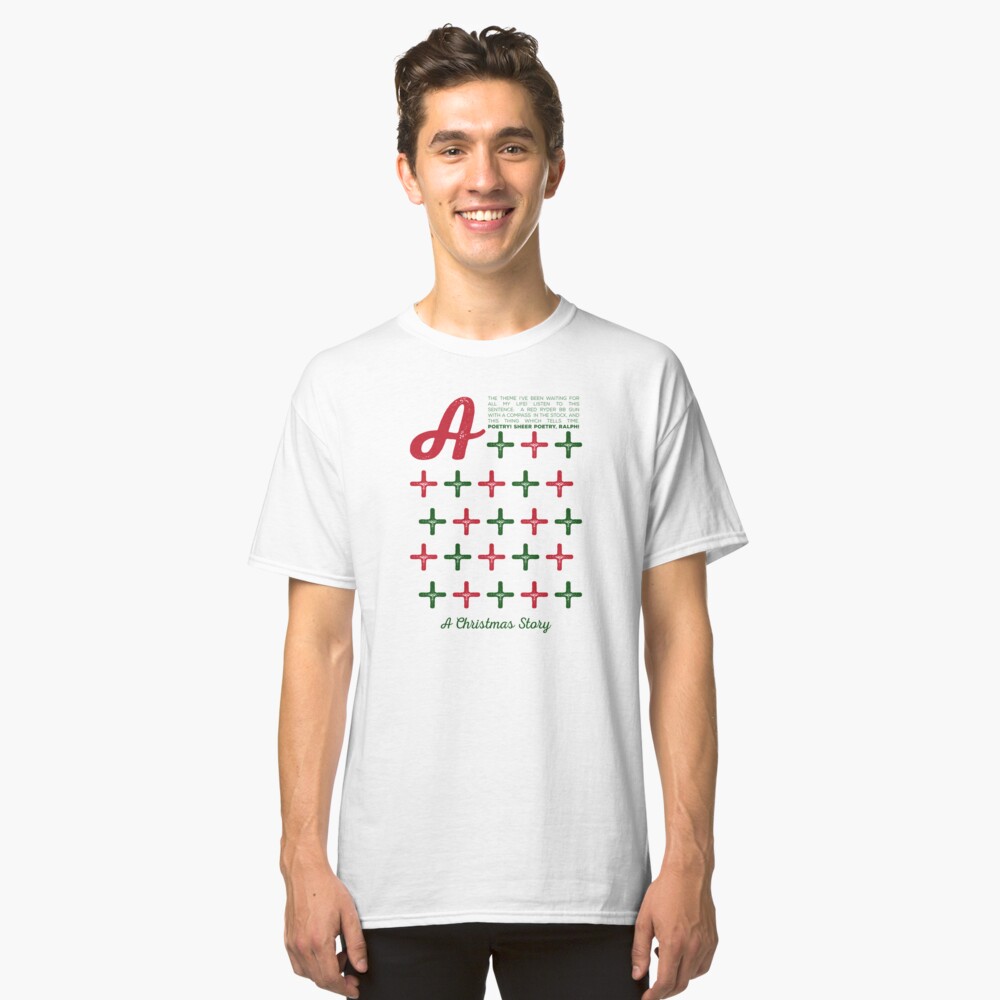 "A Christmas Story  A+ Theme" Classic TShirt by noondaydesign  Redbubble