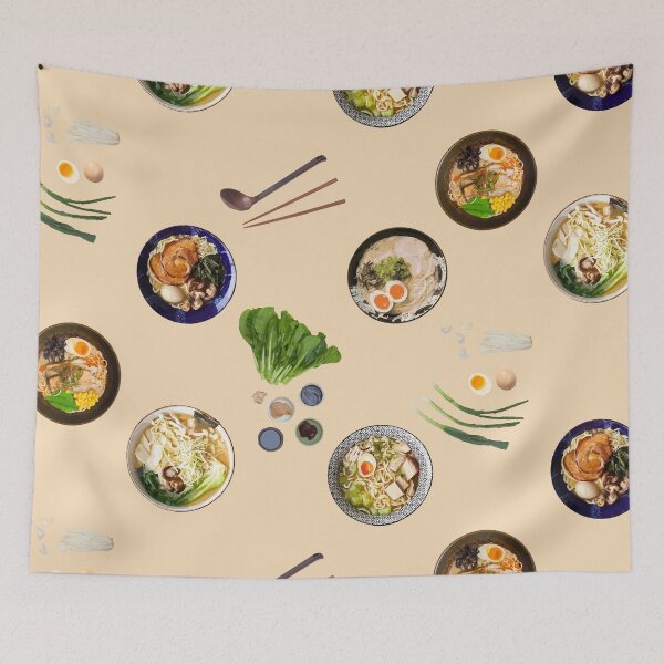 Item preview, Mmm, Yummy Ramen Pattern  designed and sold by Annreck Wallen.