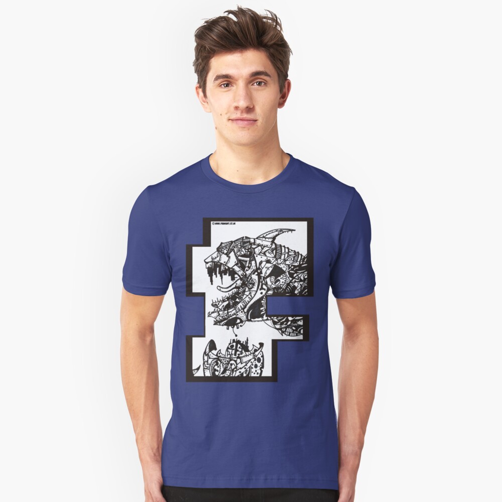 Neo London Mega Shark - T-Shirt Slim Fit T-Shirt