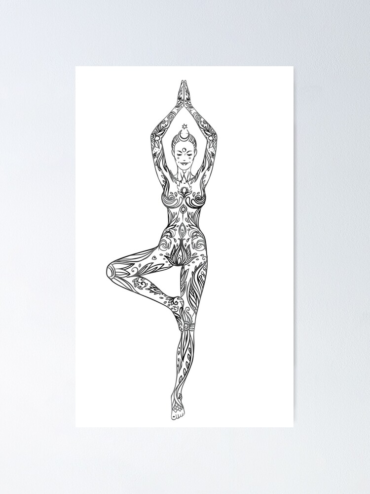 Sketchy yoga poses illustration set | Yoga drawing, Yoga illustration,  Pencil illustration