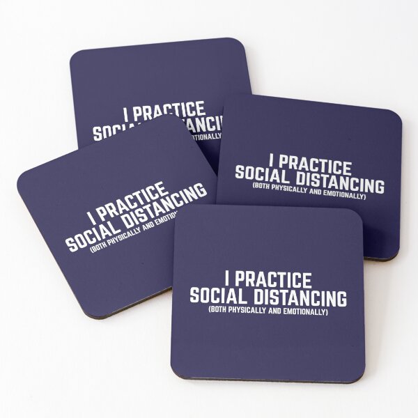 Item preview, I PRACTICE SOCIAL DISTANCING designed and sold by sinnervip.