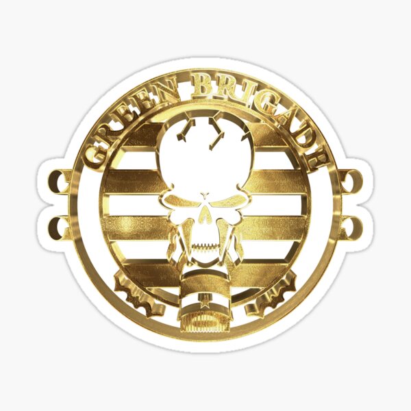 Item preview, Golden Green Brigade Football Ultras Scottish designed and sold by infrontofyou.