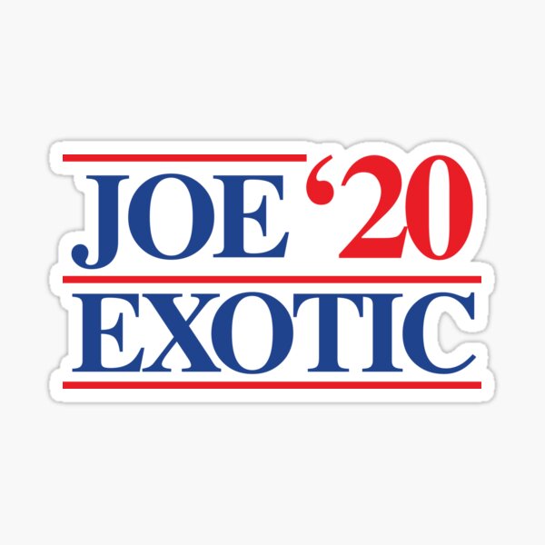 Joe Exotic Stickers | Redbubble