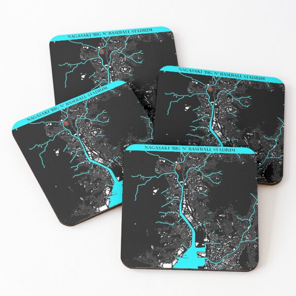 Item preview, Nagasaki Baseball Stadium - Stadium Map Design by stadiamap designed and sold by stadiamap.