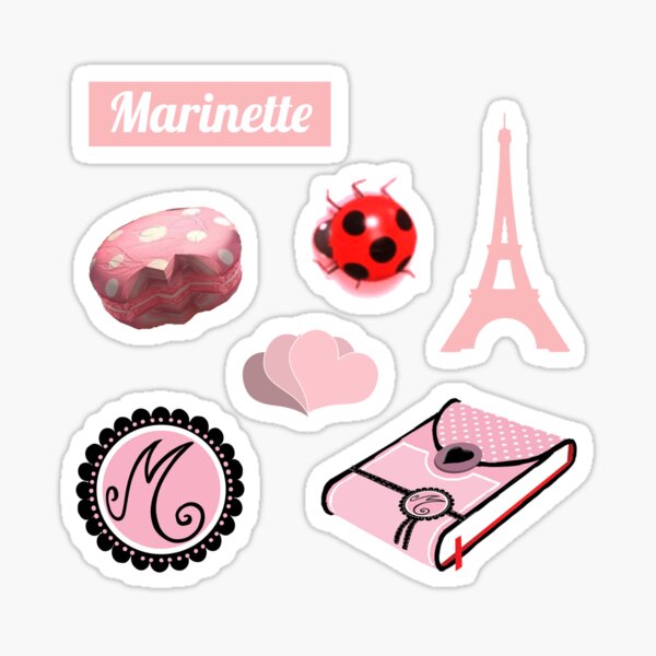 Marinette Aesthetic Stickers (version 1) Sticker