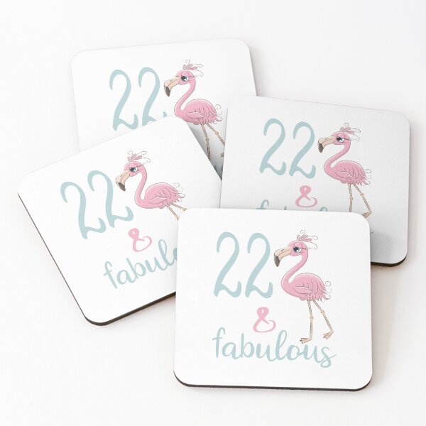 Item preview, 22nd Birthday Cute Flamingo Outfit For Girl 22 Year Old Twenty Two Bday Party Gift designed and sold by FunnySunny T-Shirts.