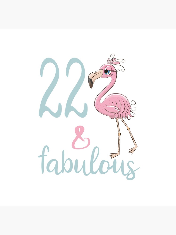 Tote Bag 22e Anniversaire Tenue Flamant Rose Mignon Pour Fille 22 Ans Vingt Deux Cadeau De Fete ay Par Stella1 Redbubble