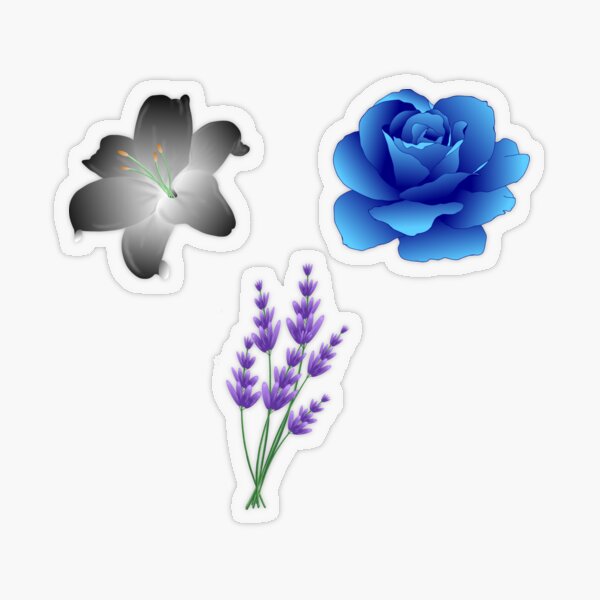 Flower Stickers Transparent Sticker