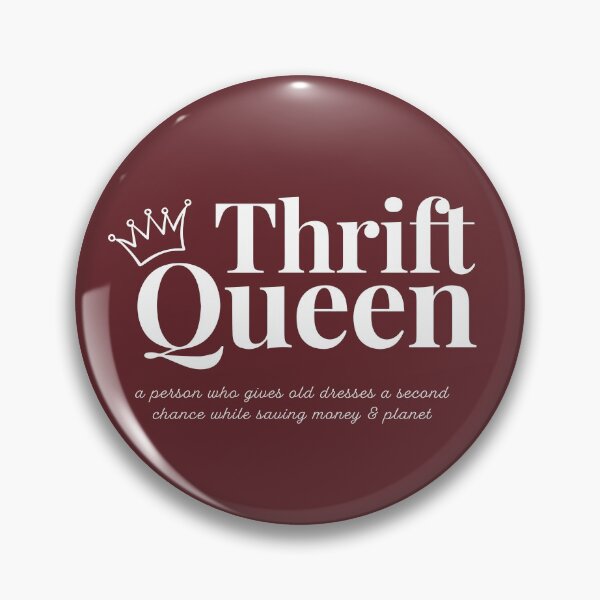 Item preview, "THRIFT QUEEN" for a Thrift Lover ( Redwood ) designed and sold by bohovibes.