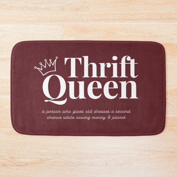 Item preview, "THRIFT QUEEN" for a Thrift Lover ( Redwood ) designed and sold by bohovibes.