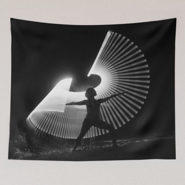 Item preview, Yoga master light painting designed and sold by RezieMart.