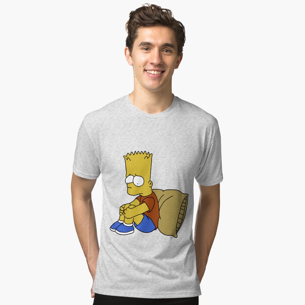 sad boy bart Pin for Sale by Drayziken