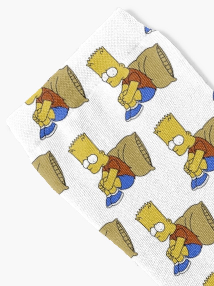 sad boy bart Sticker for Sale by Drayziken