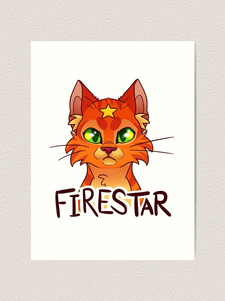Firestar Fireheart Warrior Cats | Art Print