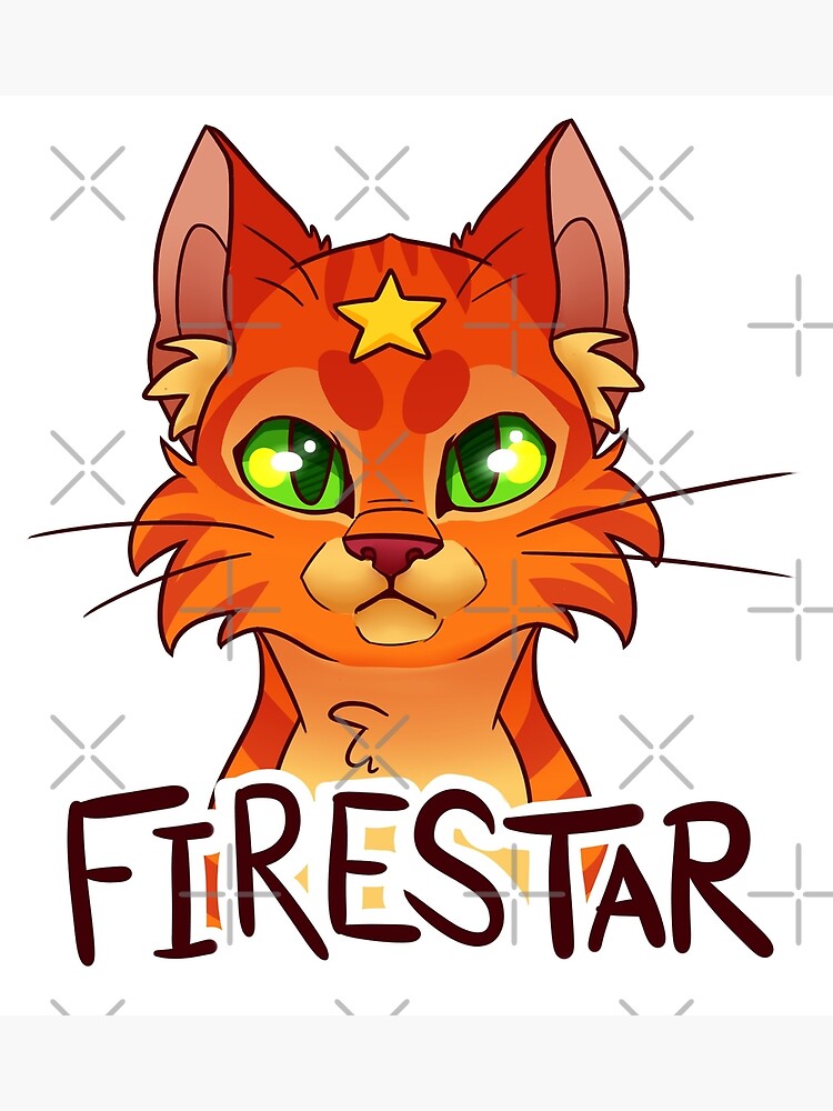 Firestar Fireheart Warrior Cats Postcard for Sale by alicialynne