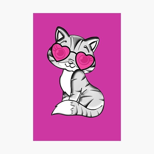 Beluga Discord - Beluga Cat - Pixel Pink Glasses Art Board Print for Sale  by DiensDesign