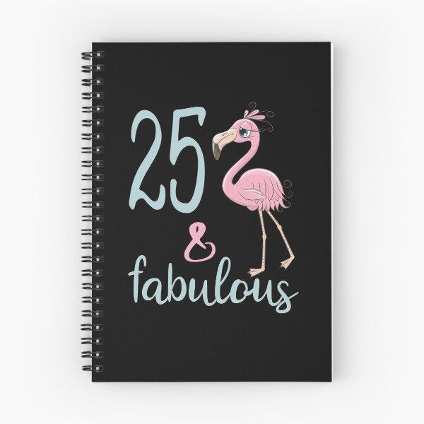 Item preview, Womens 25th Birthday Gift For Her 25 Year Old Twenty Five Flamingo Bday Party Outfit  designed and sold by FunnySunny T-Shirts.