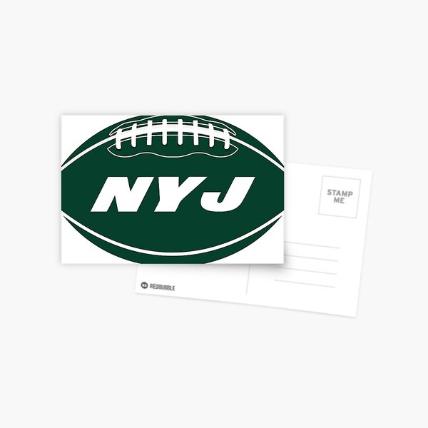 New York Jets Football Design Postcard