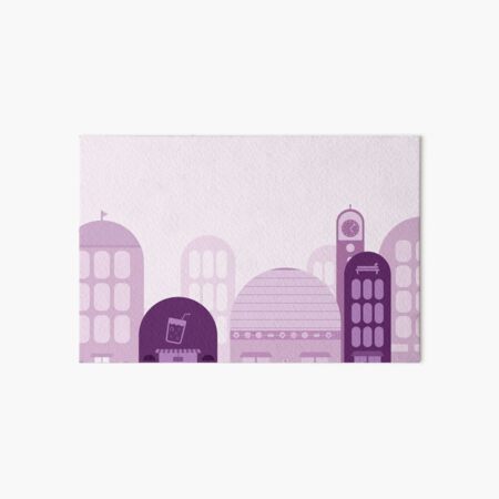 A Different Lavender Town Art Board Print