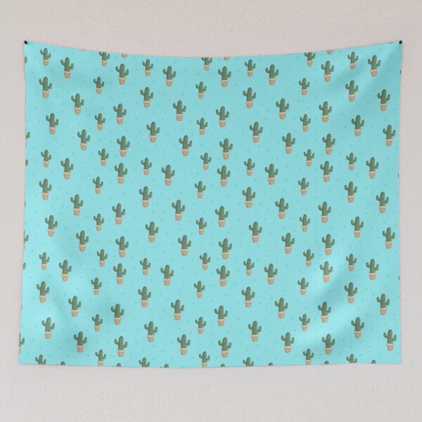 Item preview, Cactus Party - blue designed and sold by kkati.
