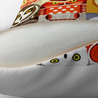 Alternate view of North American Owls Floor Pillow