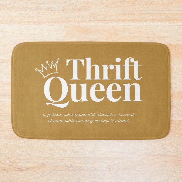 Item preview, "THRIFT QUEEN" for a Thrift Lover ( Mustard ) designed and sold by bohovibes.