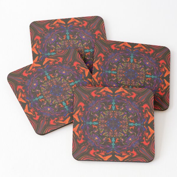 Item preview, rising orange - mandala  designed and sold by fabenfro.