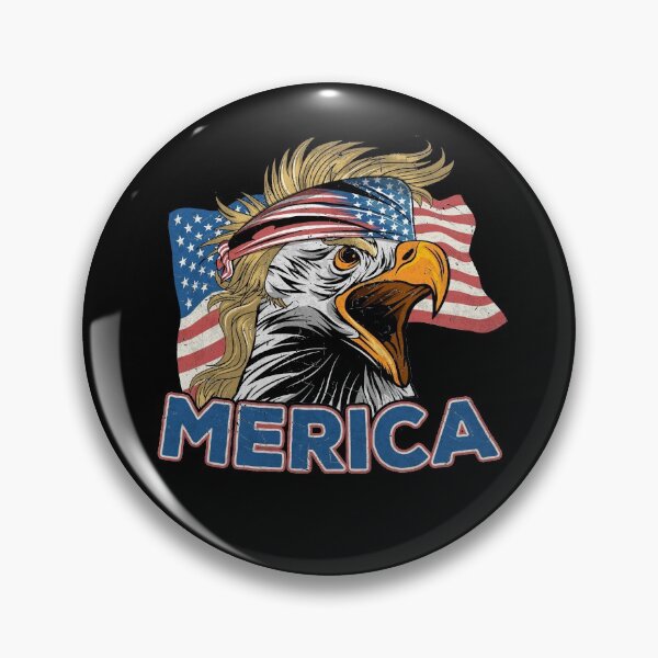 Artikelvorschau, Eagle Mullet Bandana 4. Juli Amerikanische Flagge Merica entworfen und verkauft von MerchK1ng.