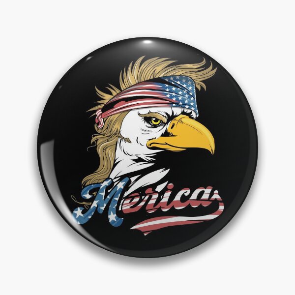 Item preview, Eagle Mullet Bandana 4th of July American Flag Merica designed and sold by MerchK1ng.