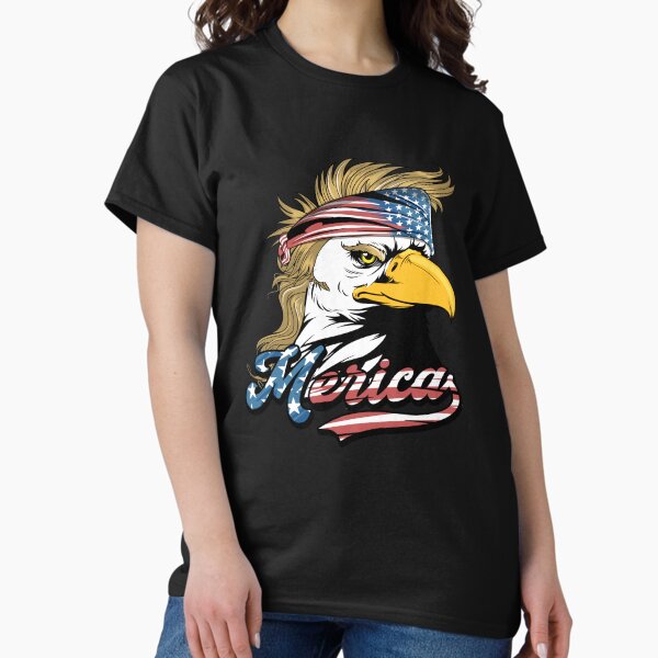 Item preview, Eagle Mullet Bandana 4th of July American Flag Merica designed and sold by MerchK1ng.