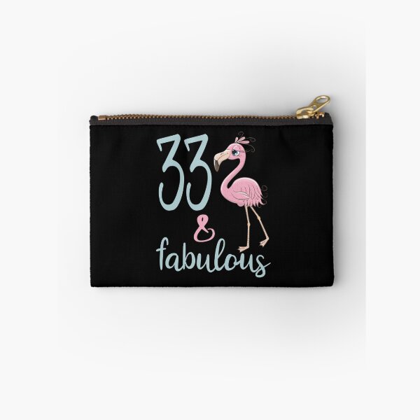 Item preview, 33rd Birthday Gift For Women 33 Years Old Thirty Three Fabulous Flamingo Bday Party Outfit designed and sold by FunnySunny T-Shirts.