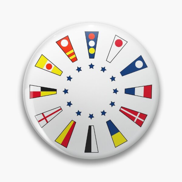Item preview, Nautical numbers in clock face designed and sold by danastuff.