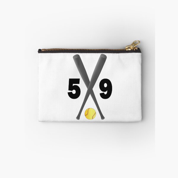 Item preview, Softball number 59 - fifty nine with bats and ball designed and sold by AllShirts21.