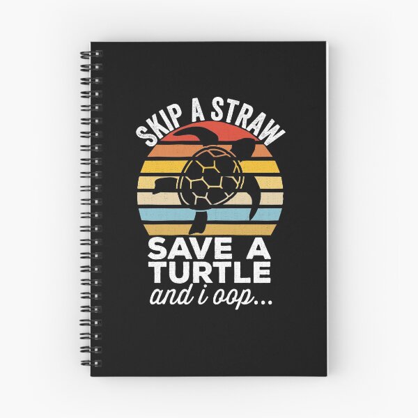 Item preview, Skip a Straw, Save a Turtle. SkSkSk and i oop Distressed  designed and sold by majuga.
