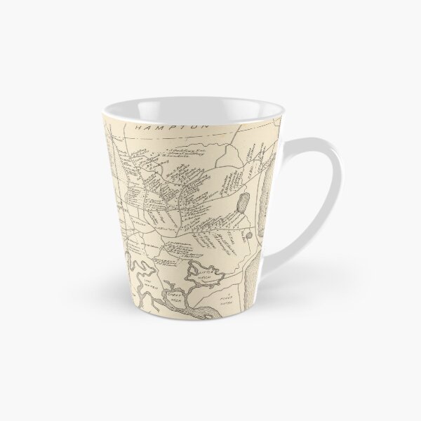 Item preview, Vintage Map of Hampton Beach NH (1892) designed and sold by BravuraMedia.