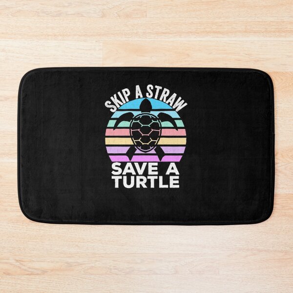 Item preview, Skip a Straw, Save a Turtles. SkSkSk and i oop Distressed  designed and sold by majuga.