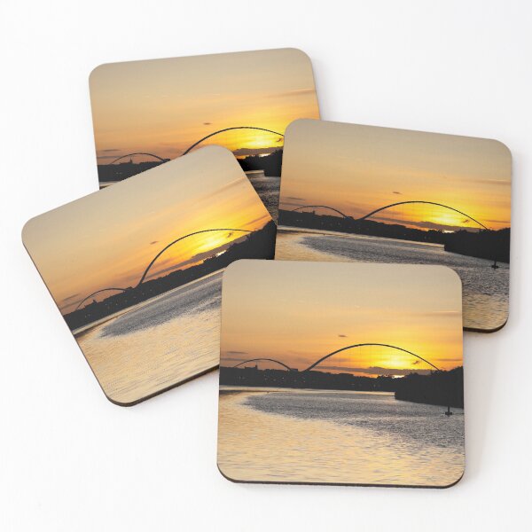 Item preview, Infinity Bridge at Sunset designed and sold by Lanean.