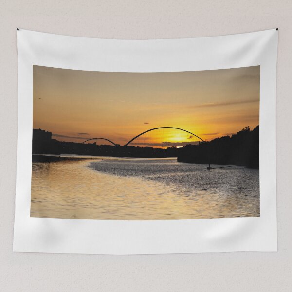 Item preview, Infinity Bridge at Sunset designed and sold by Lanean.