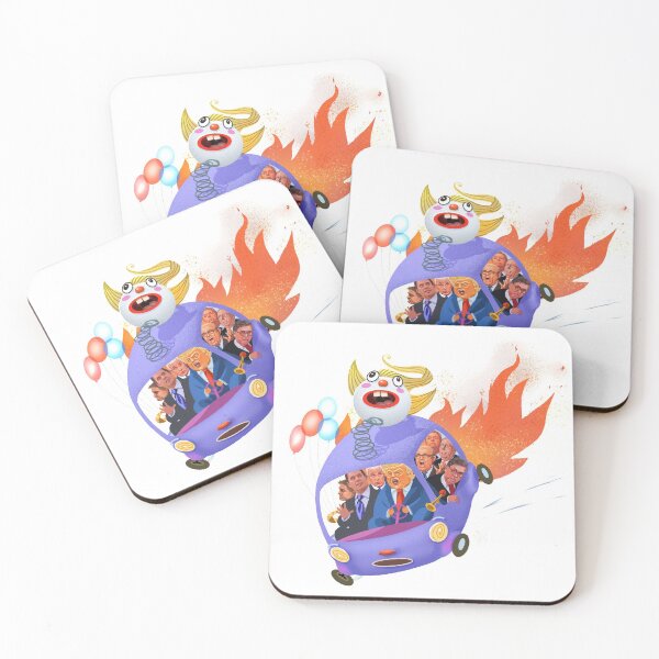 Item preview, Flaming Clown Car of Chaos designed and sold by CrickettGrrrl.